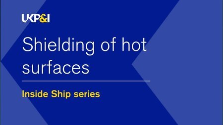 Inside Ship: Shielding of hot surfaces