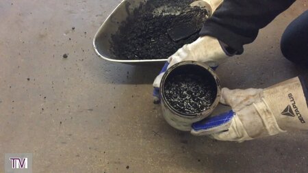 Can test: wet coal - above flow point