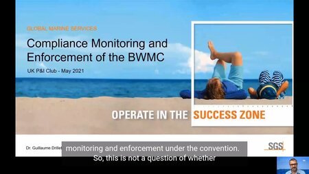 Ask an Expert: BWM - Compliance Monitoring with Dr Guillaume Drillet from SGS