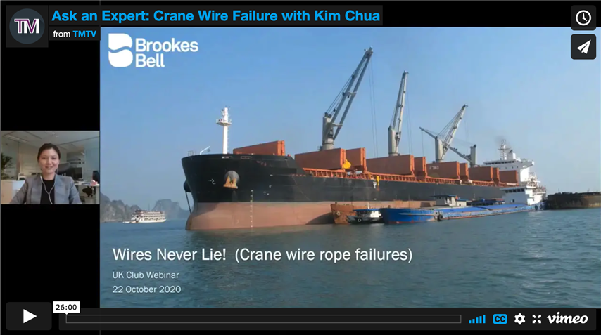 Crane wire failure - thumbnail