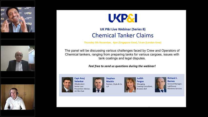 UK Club Live Webinar Series 8_Chemical Tanker Claims
