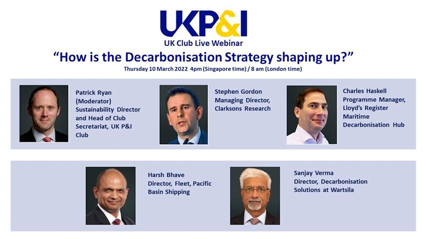 UK Club Webinar Decarbonisation Strategy Shaping Up