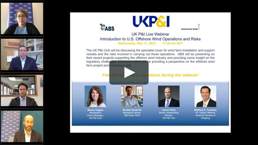 UK PI Club Live Webinar Introduction to US Offshore Wind Operations